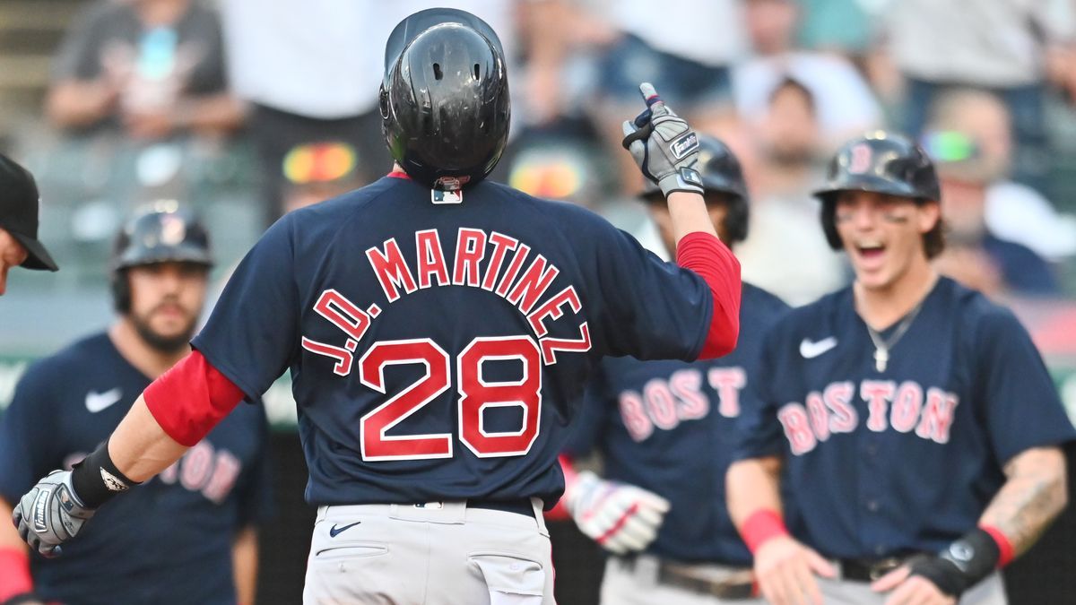Boston Red Sox designated hitter J.D. Martinez