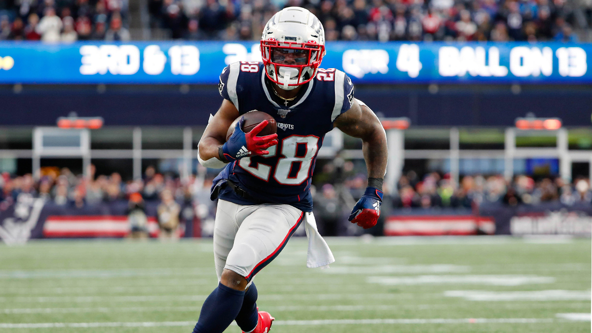 New England Patriots running back James White
