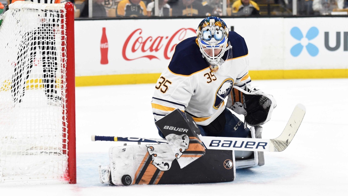 Boston Bruins goaltender Linus Ullmark