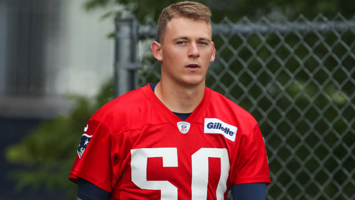 New England Patriots quarterback Mac Jones