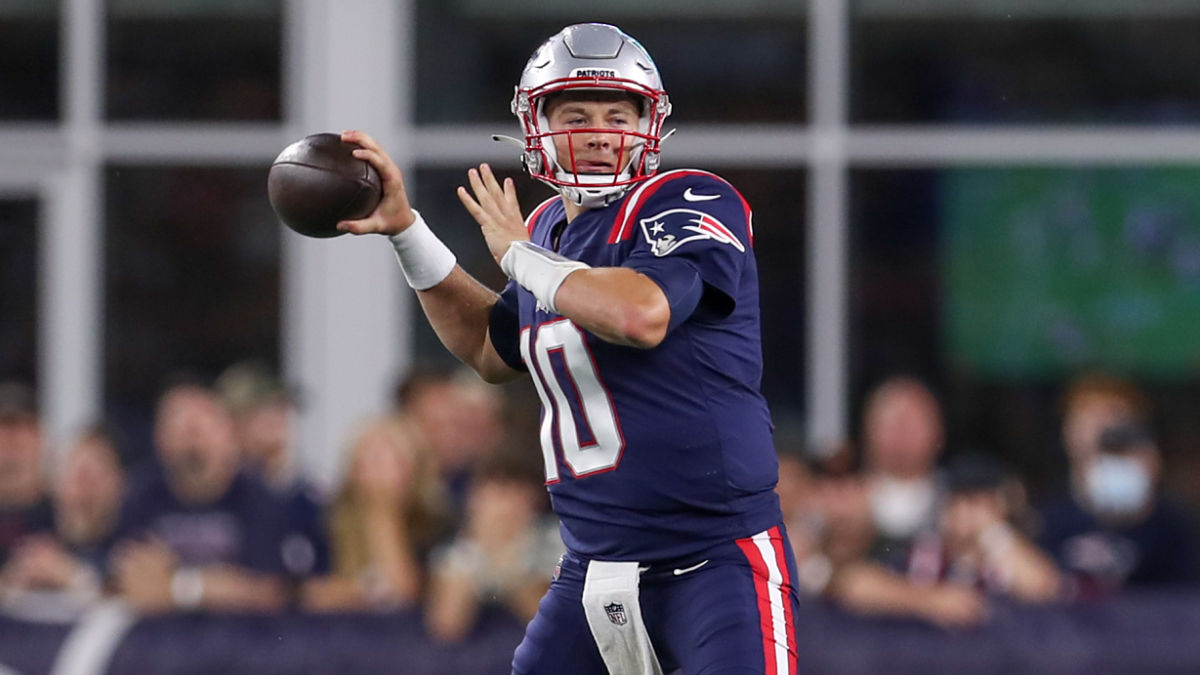 New England Patriots quarterback Mac Jones