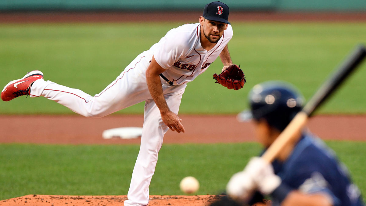 Boston Red Sox pitcher Nathan Eovaldi