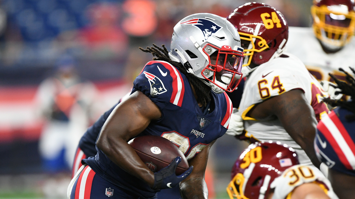New England Patriots Running Back Rhamondre Stevenson