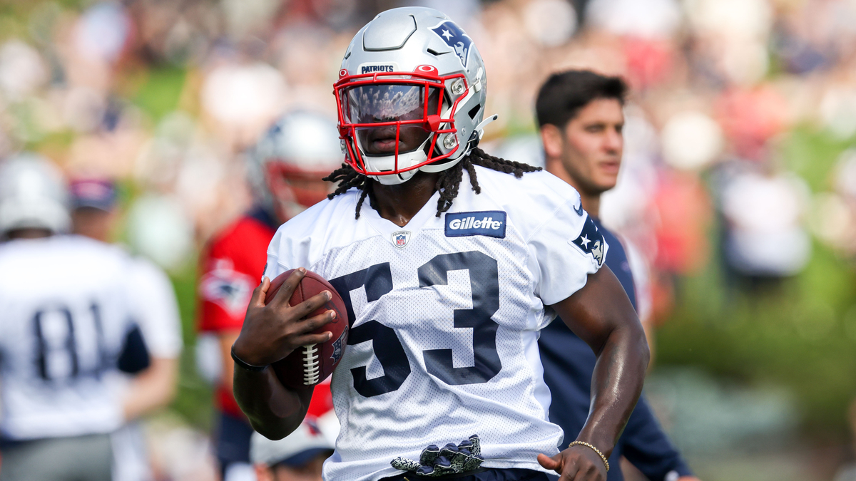 New England Patriots Running Back Rhamondre Stevenson