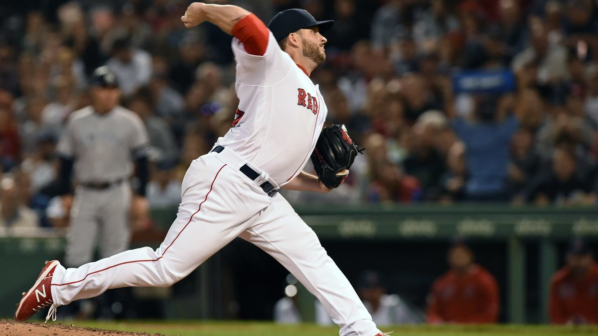 Boston Red Sox relief pitcher Ryan Brasier