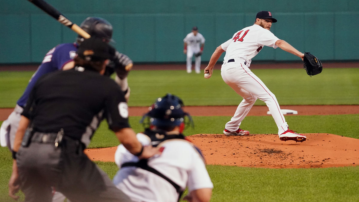 Boston Red Sox starting pitcher Chris Sale