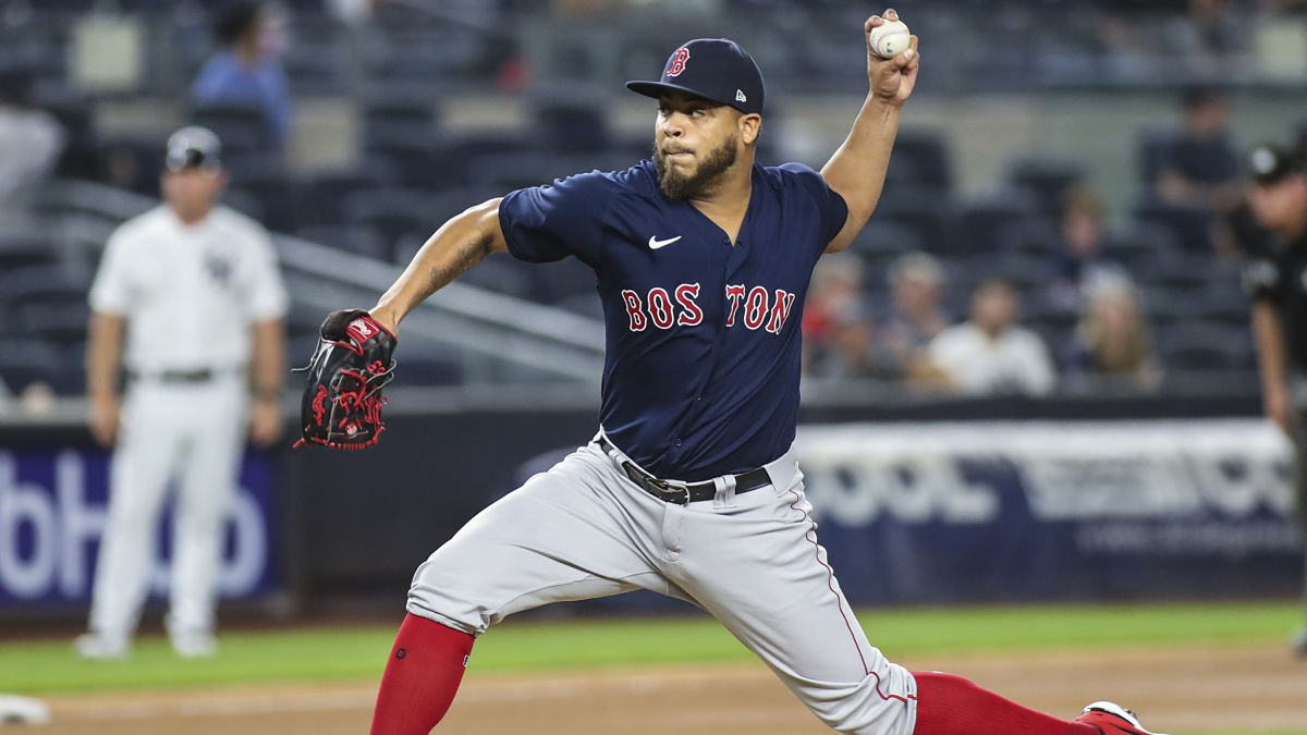 Boston Red Sox pitcher Darwinzon Hernandez