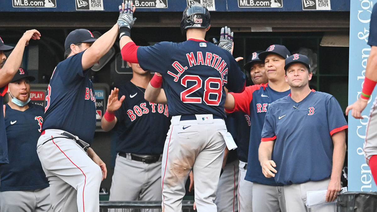 Boston Red Sox designated hitter J.D. Martinez