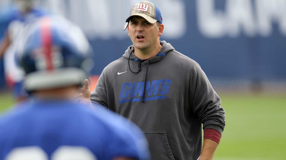 New York Giants head coach Joe Judge