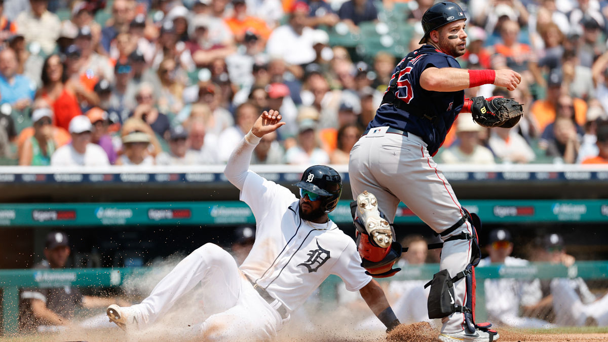 Boston Red Sox catcher Kevin Plawecki
