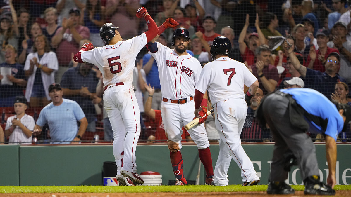 Boston Red Sox designated hitter Kyle Schwarber