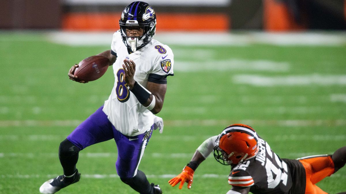 Baltimore Ravens quarterback Lamar Jackson