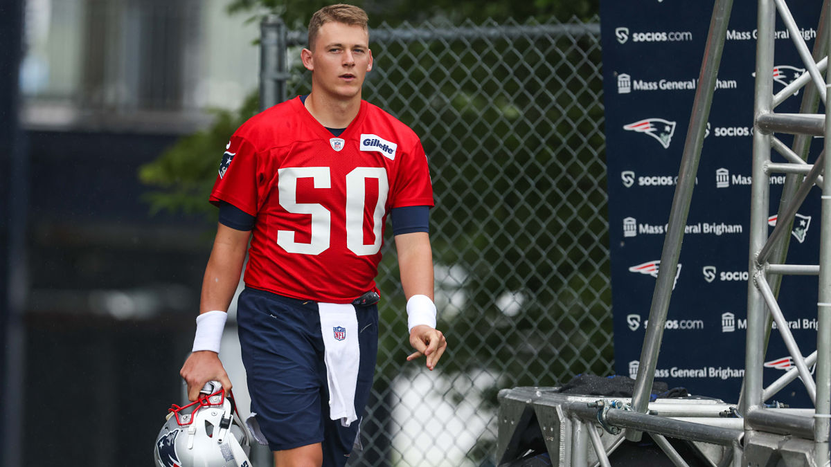 New England Patriots quarterback Mac Jones