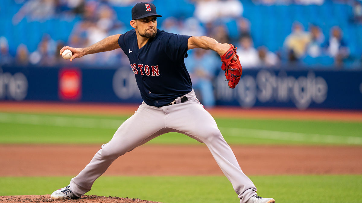 Boston Red Sox pitcher Nathan Eovaldi