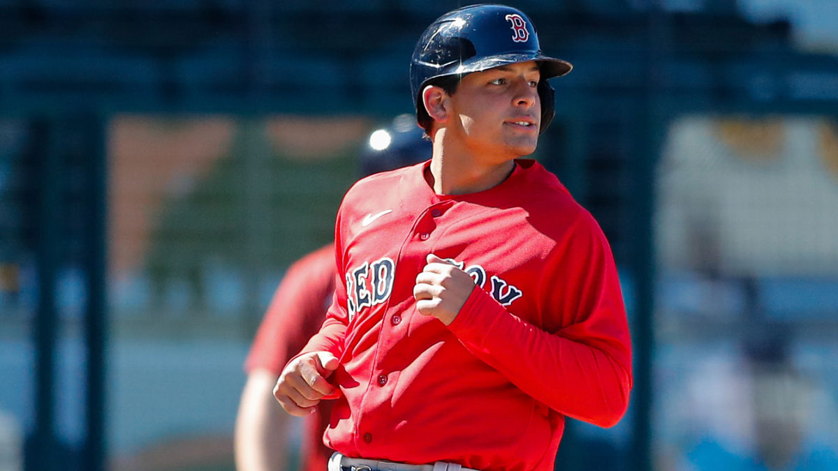 Boston Red Sox infielder Nick Yorke