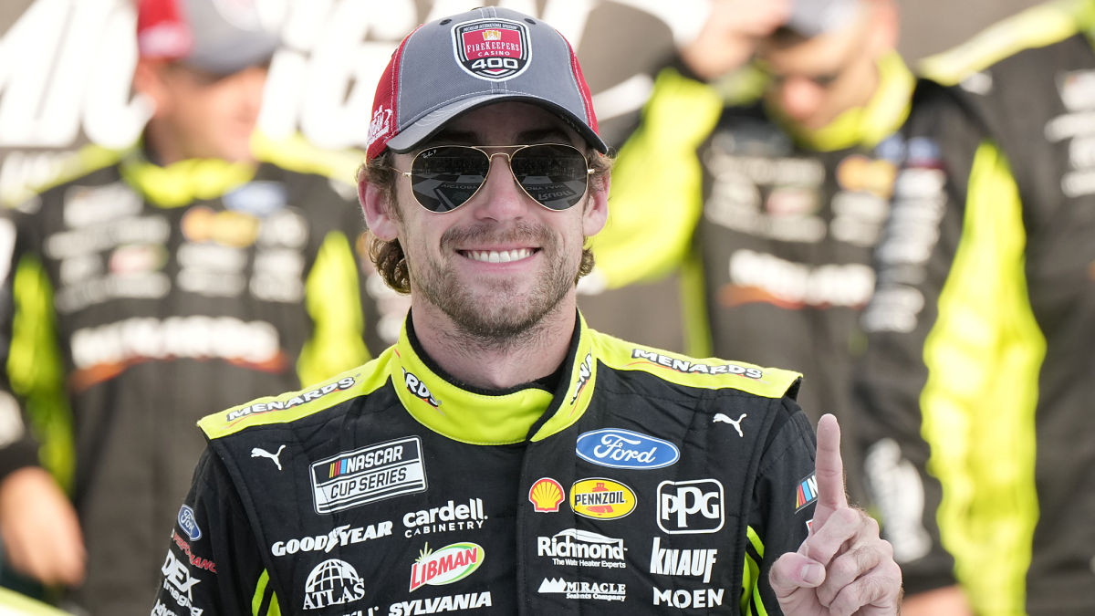 NASCAR driver Ryan Blaney