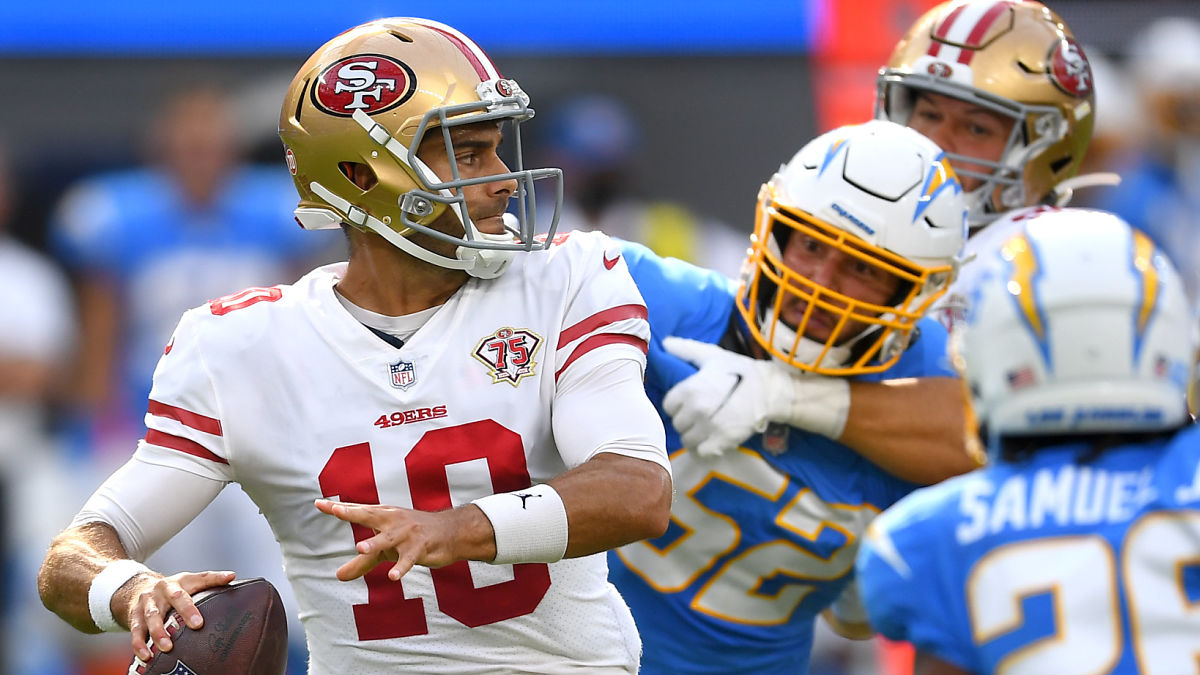 San Francisco 49ers quarterback Jimmy Garoppolo