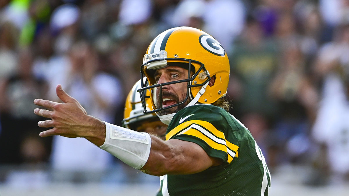Green Bay Packers quarterback Aaron Rodgers