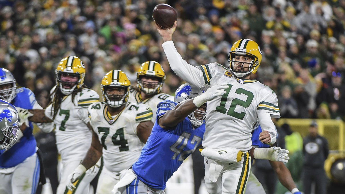 Green Bay Packers quarterback Aaron Rodgers