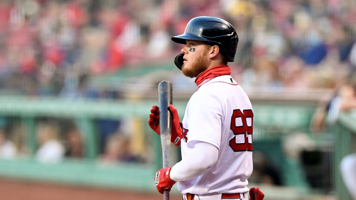 Boston Red Sox left fielder Alex Verdugo