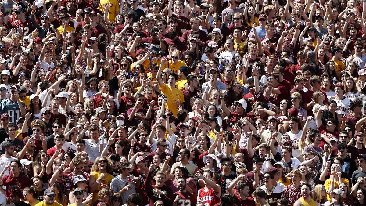 Boston College fans