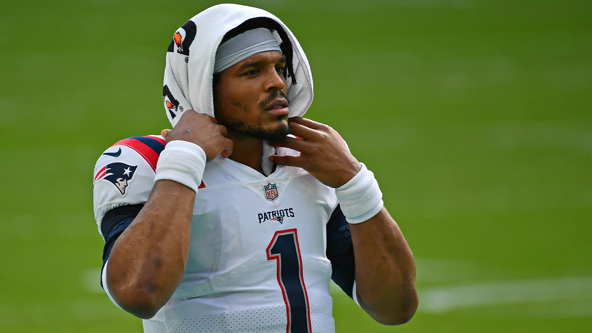 New England Patriots quarterback Cam Newton