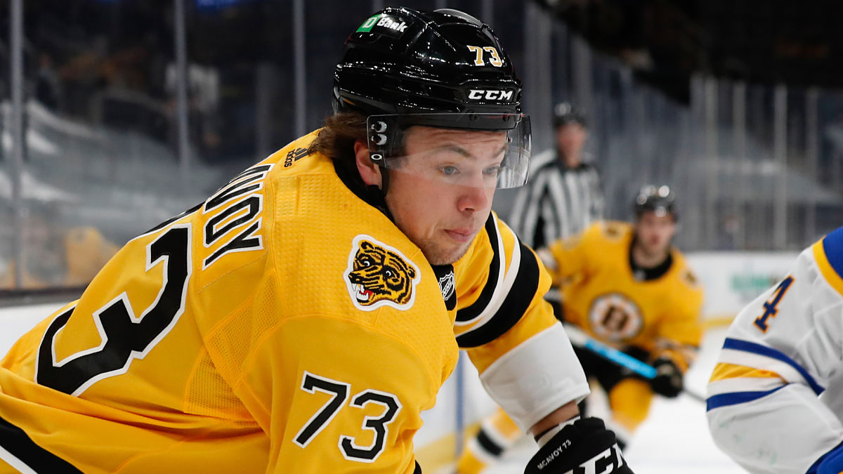 Boston Bruins defenseman Charlie McAvoy