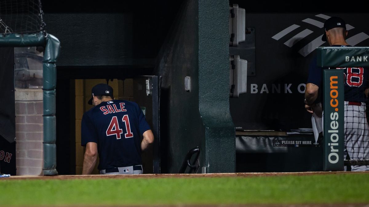 Boston Red Sox pitcher Chris Sale