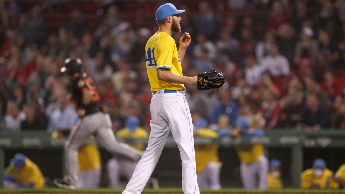Boston Red Sox pitcher Chris Sale