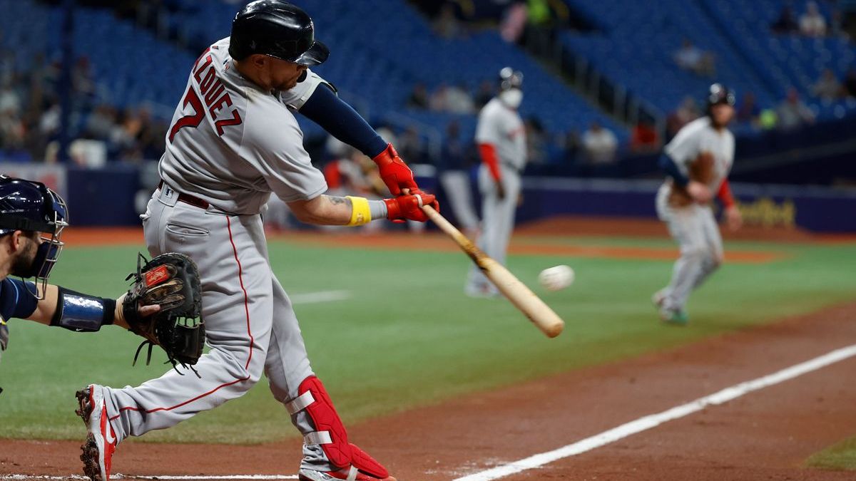 Boston Red Sox catcher Christian Vázquez