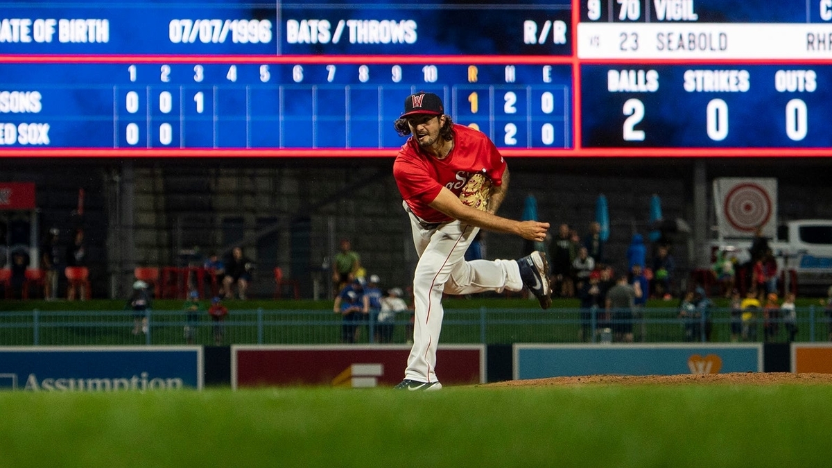 Boston Red Sox pitcher Connor Seabold