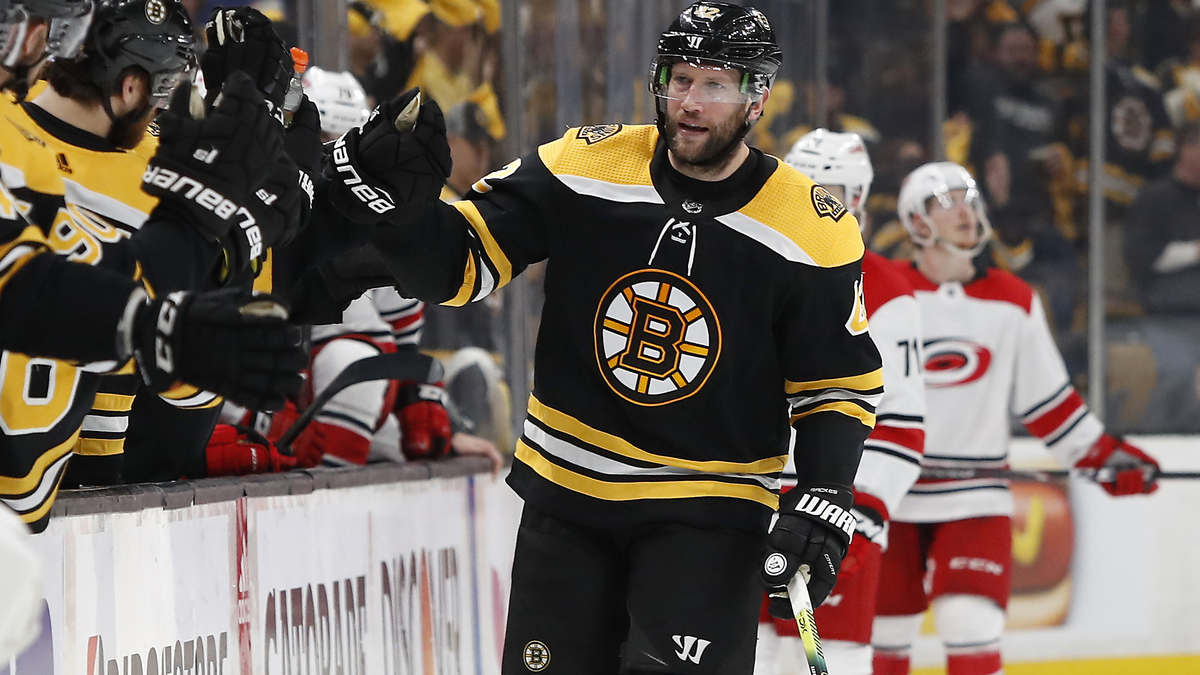 Former Boston Bruins forward David Backes