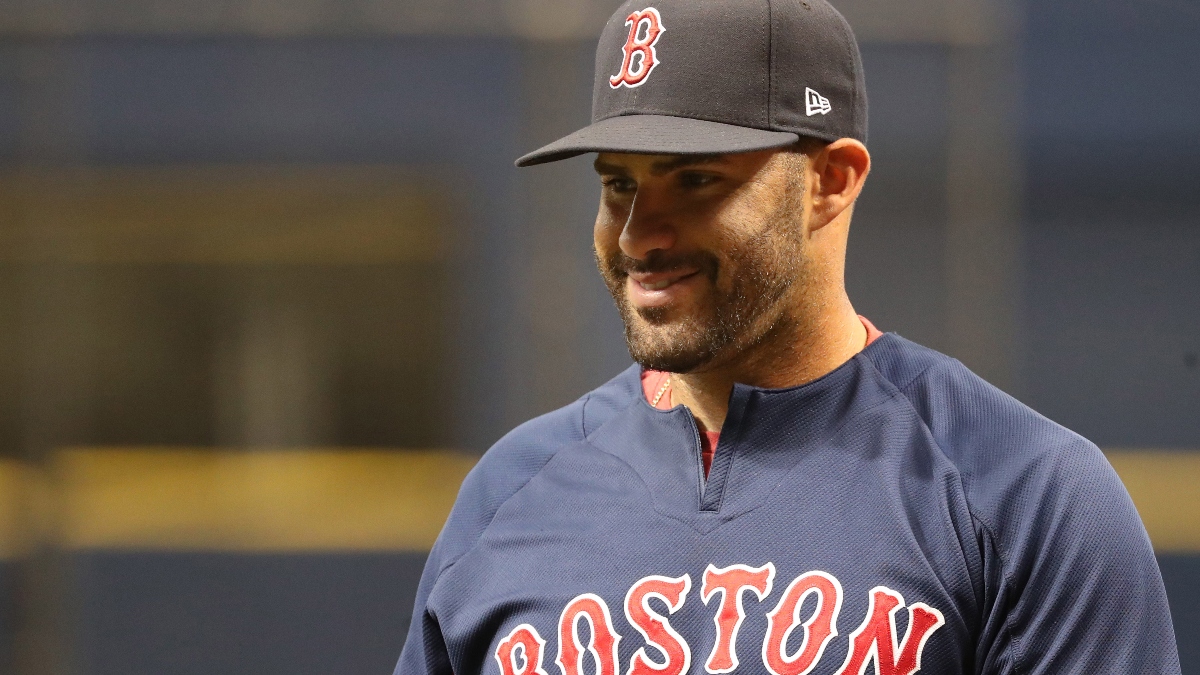 Boston Red Sox designated hitter J.D. Martinez