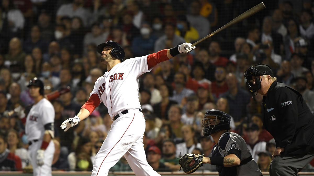Boston Red Sox designated hitter J.D. Martinez