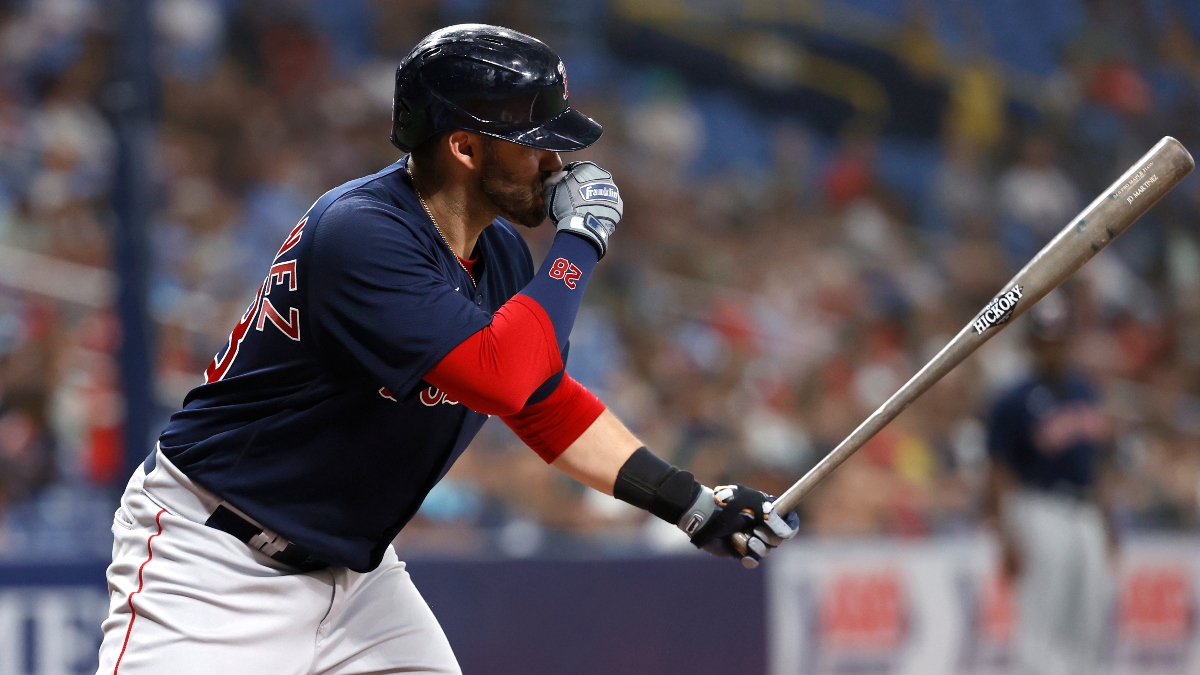 Boston Red Sox designated hitter J.D. Martinez