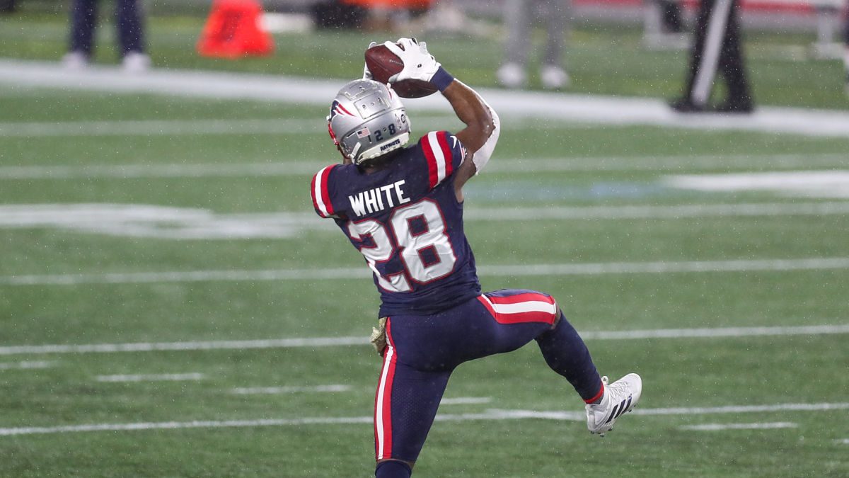 Retired New England Patriots running back James White