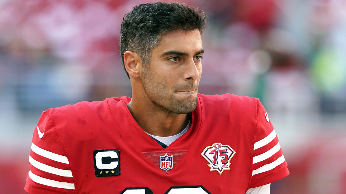 San Francisco 49ers quarterback Jimmy Garoppolo