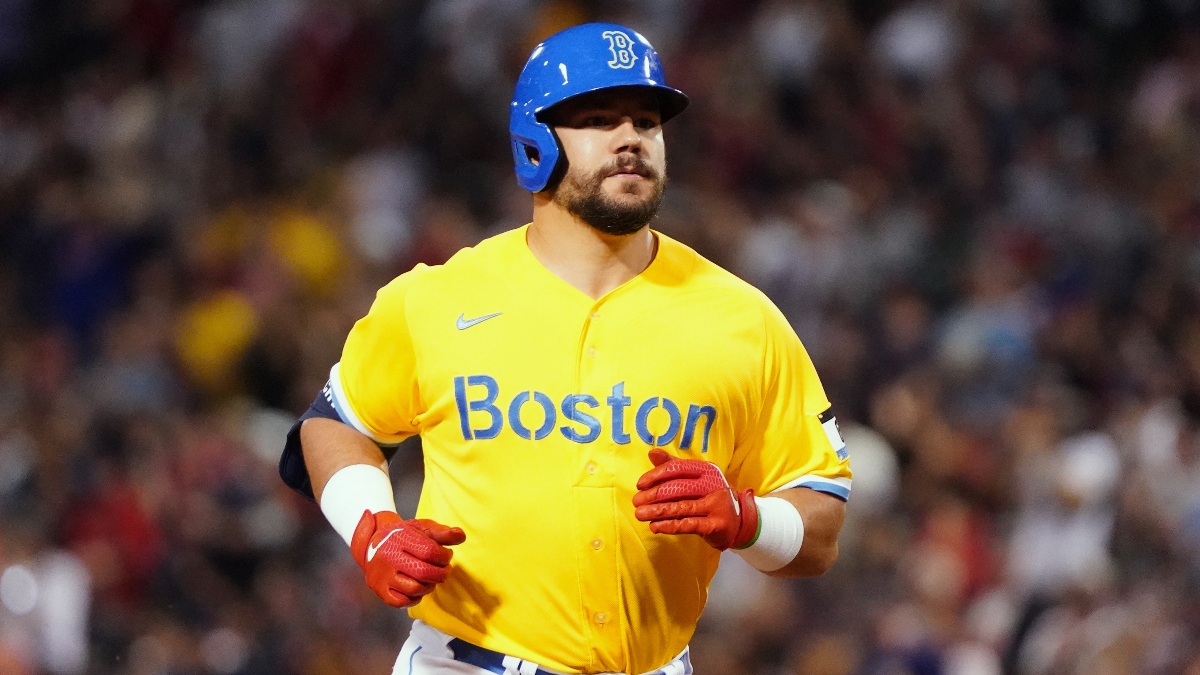Boston Red Sox left fielder Kyle Schwarber