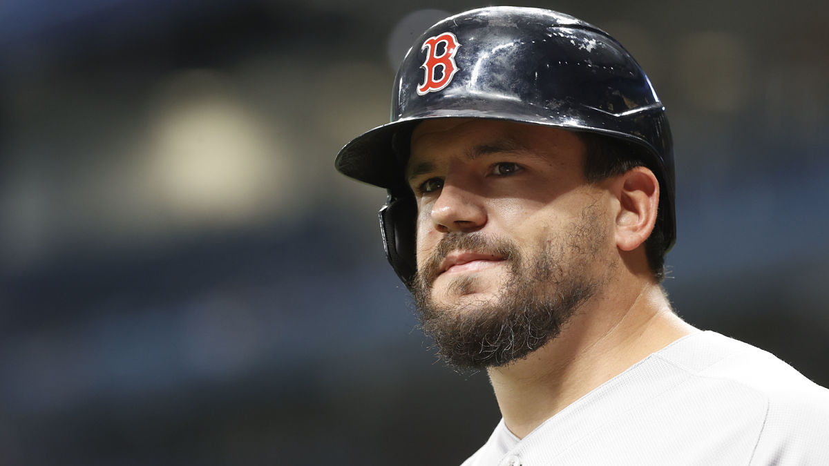 Boston Red Sox first baseman Kyle Schwarber