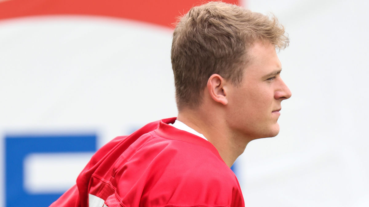 New England Patriots quarterback Mac Jones