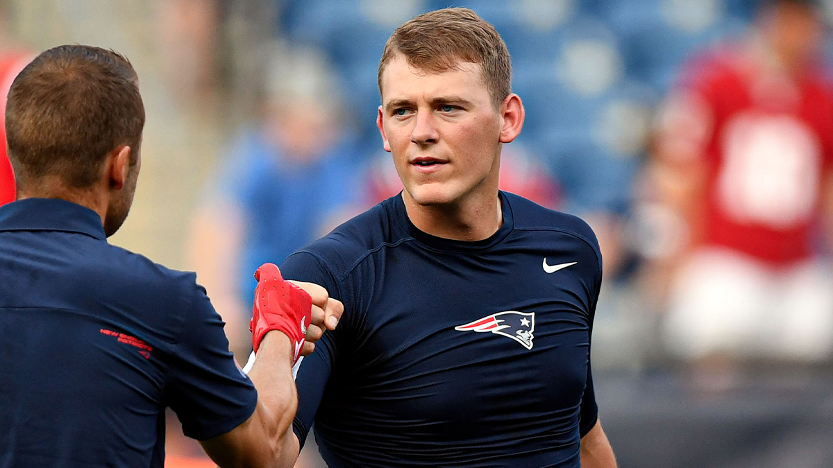 New England Patriots quarterback Mac Jones