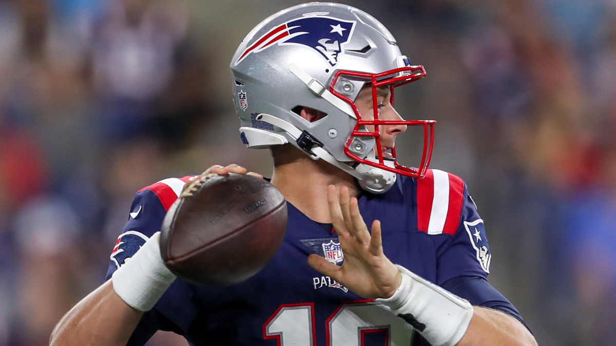 New England Patriots quarterback Mac Jones