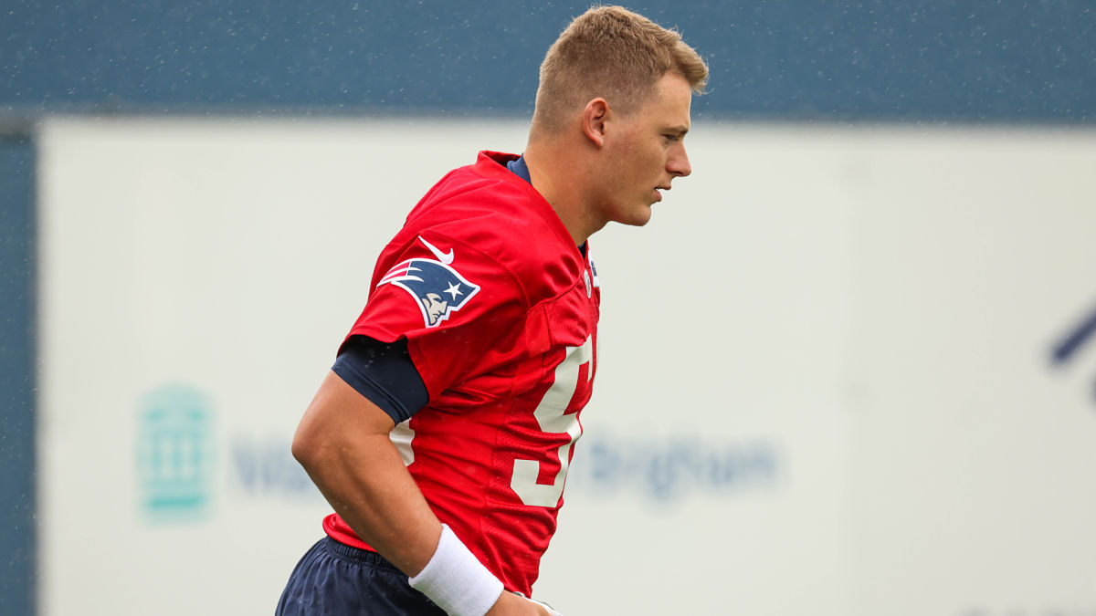 New England Patriots quarterback Mac Jones