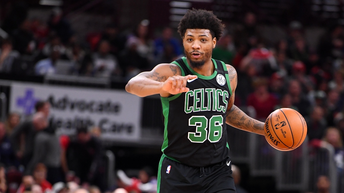 Boston Celtics point guard Marcus Smart