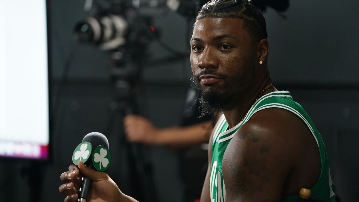 Boston Celtics point guard Marcus Smart