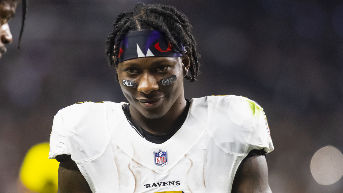 Baltimore Ravens wide receiver Marquise Brown