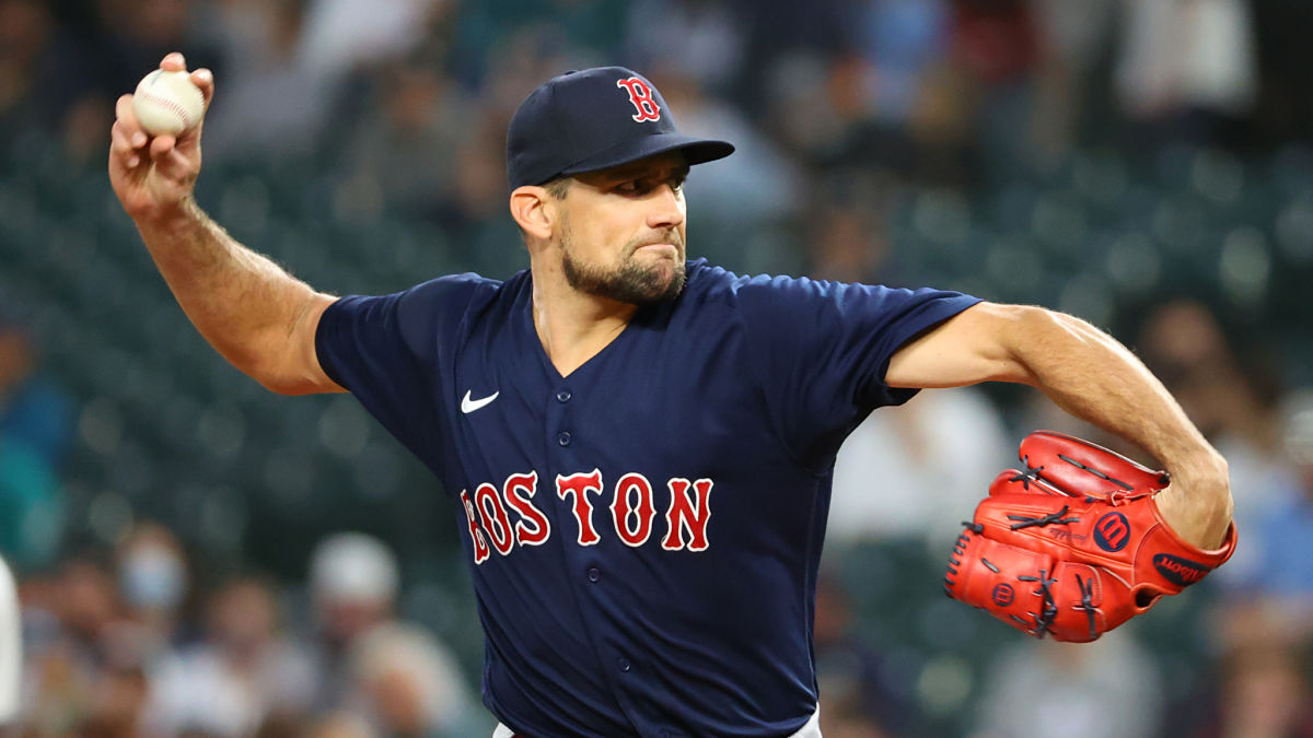 Boston Red Sox pitcher Nathan Eovaldi