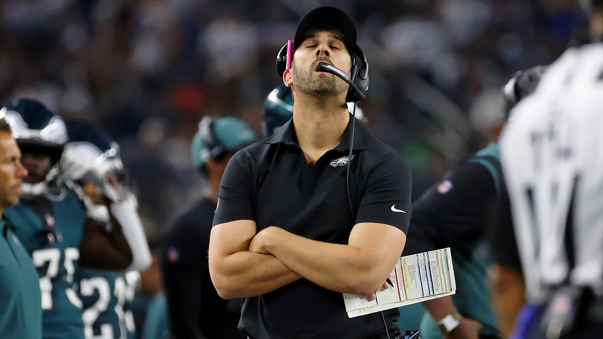 Philadelphia Eagles head coach Nick Sirianni