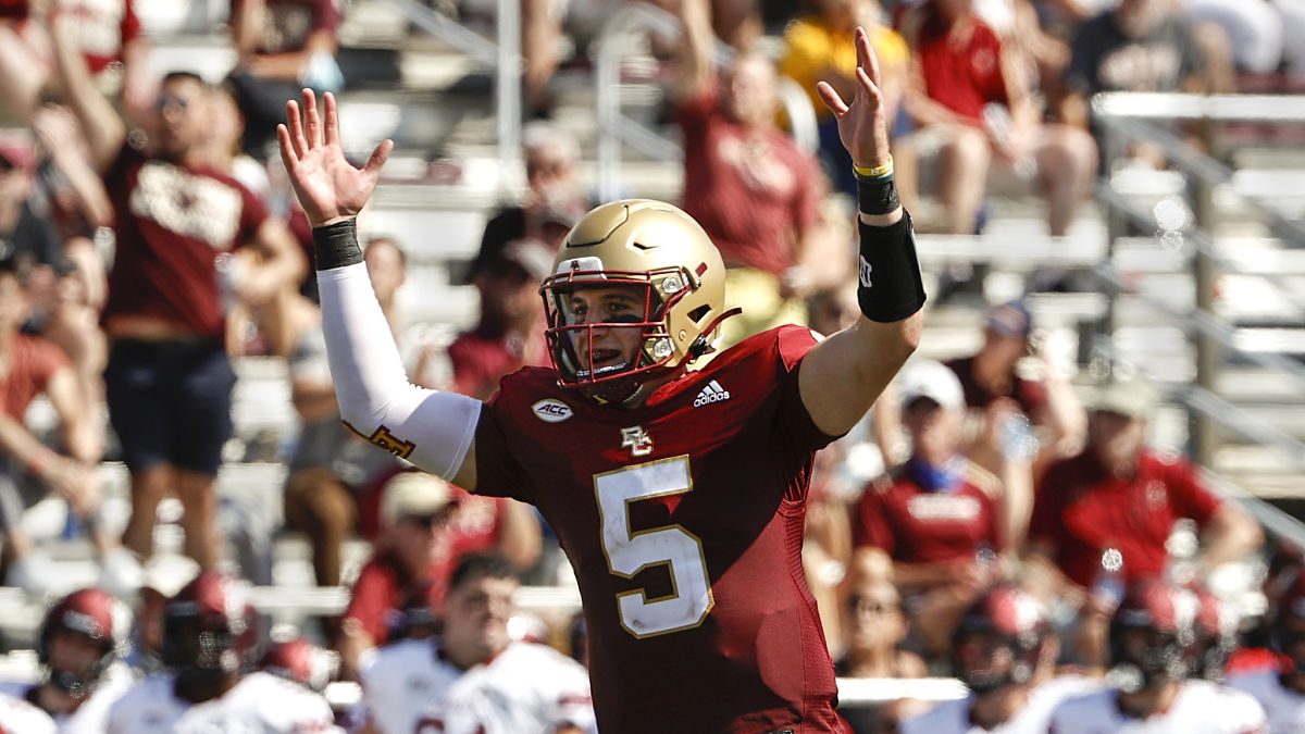 NCAA Football: Phil Jurkovec Colgate at Boston College