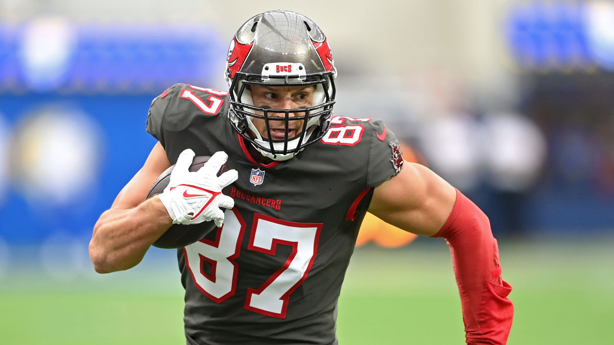 Tampa Bay Buccaneers tight end Rob Gronkowski